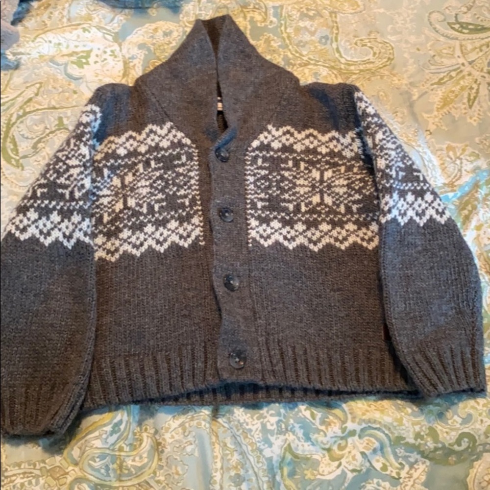 Janie and Jack Size 3 winter sweater EUC